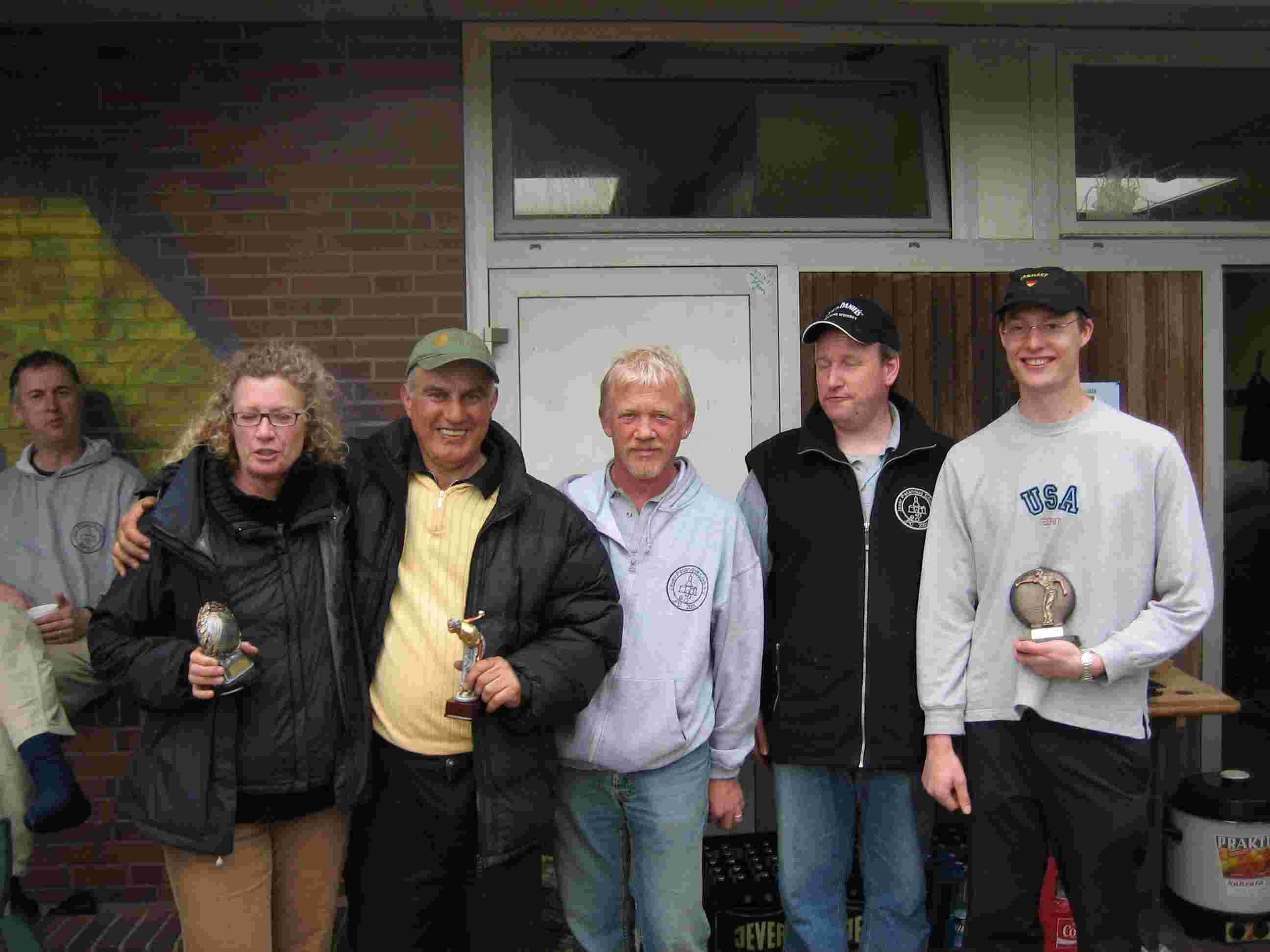 Drte Finken, Latif Barqawi, Hubert Vhning, Wilfried Falke und Christof Steinbrecher