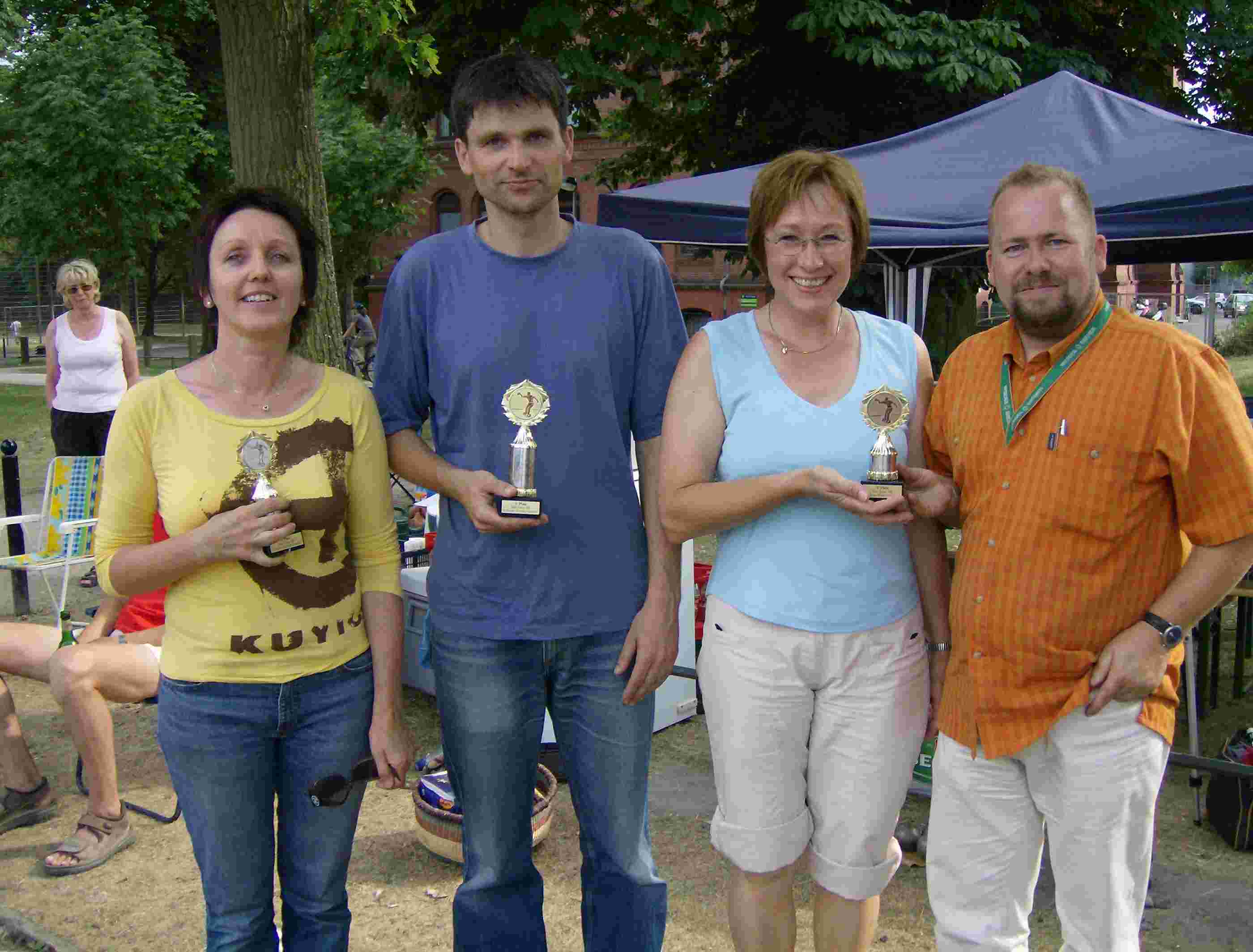 B�bel Berganski, Frank G�nther, Ursel Skuppin und Andreas Becker