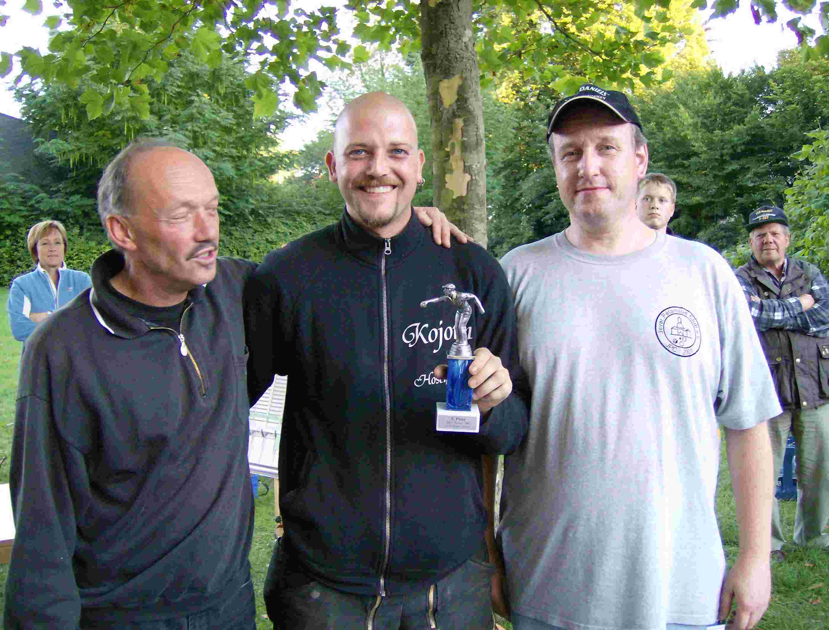 Gnter Lnstedt, Mike Wiemers und Wilfried Falke