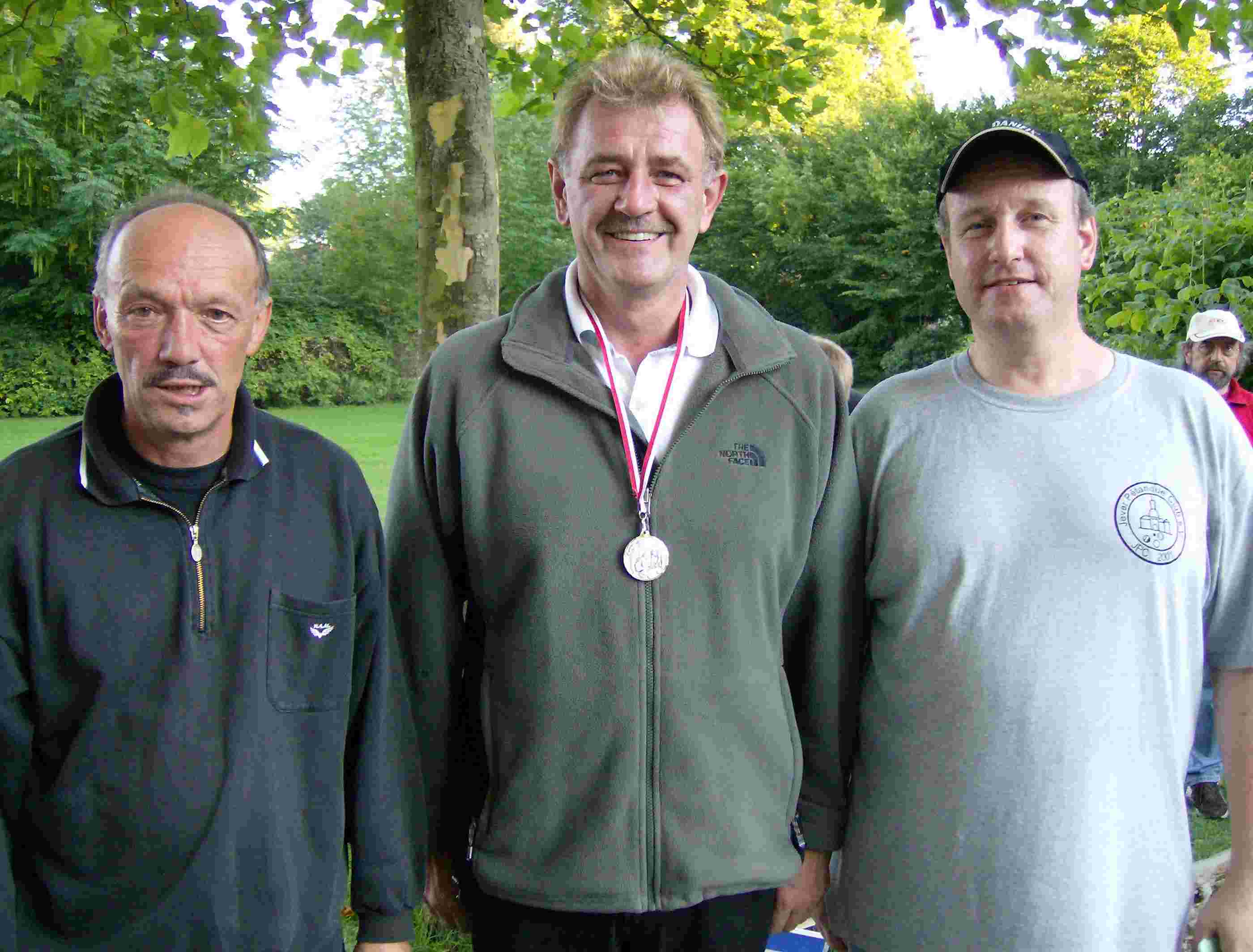 Gnter Lnstedt, Bernd Berganski und Wilfried Falke