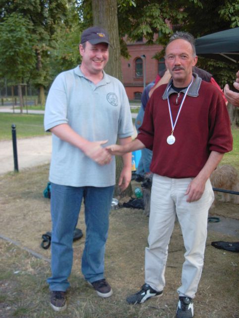 Wilfried Falke und G�nther L�nstedt