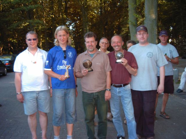 Ulli Nageler, Sebastian Nageler, Herbert Kluge, G�nter L�nstedt, Wilfried Falke, im Hintergrund Volkmar, Antonia und Gerold