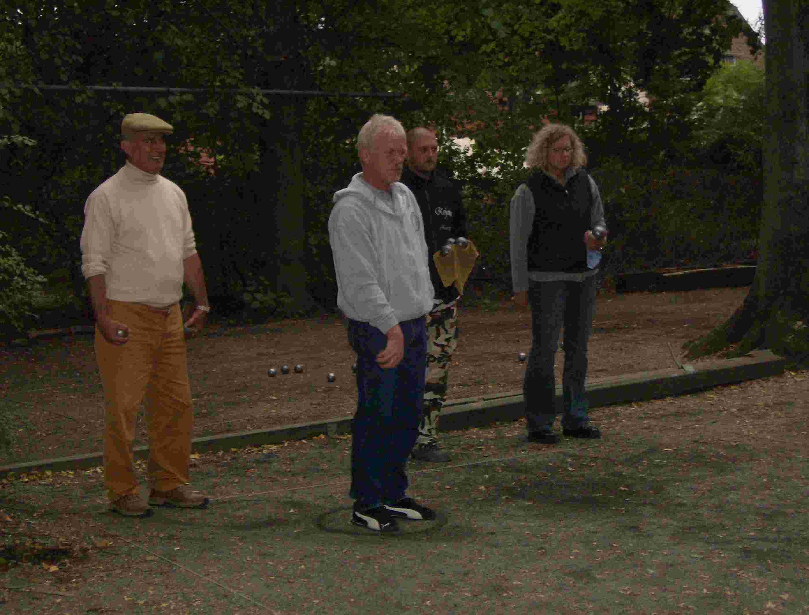 Latif, Hubert, Mike und Drte hier noch zusammen spter auf den Pltzen 5 bis 8